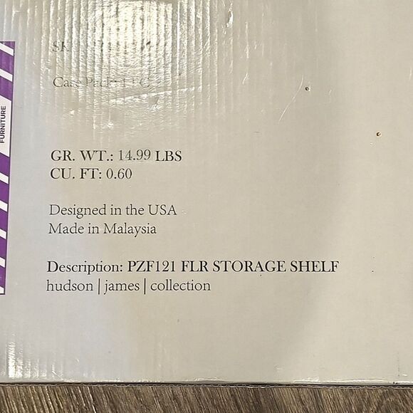 Hudson James Collection 2- Tier Storage Shelf - Picture 5 of 5